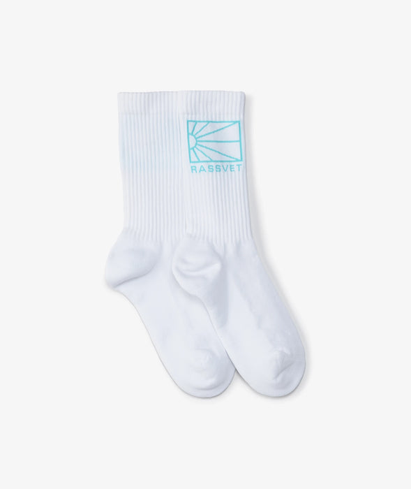 RASSVET Logo Knit Socks - White