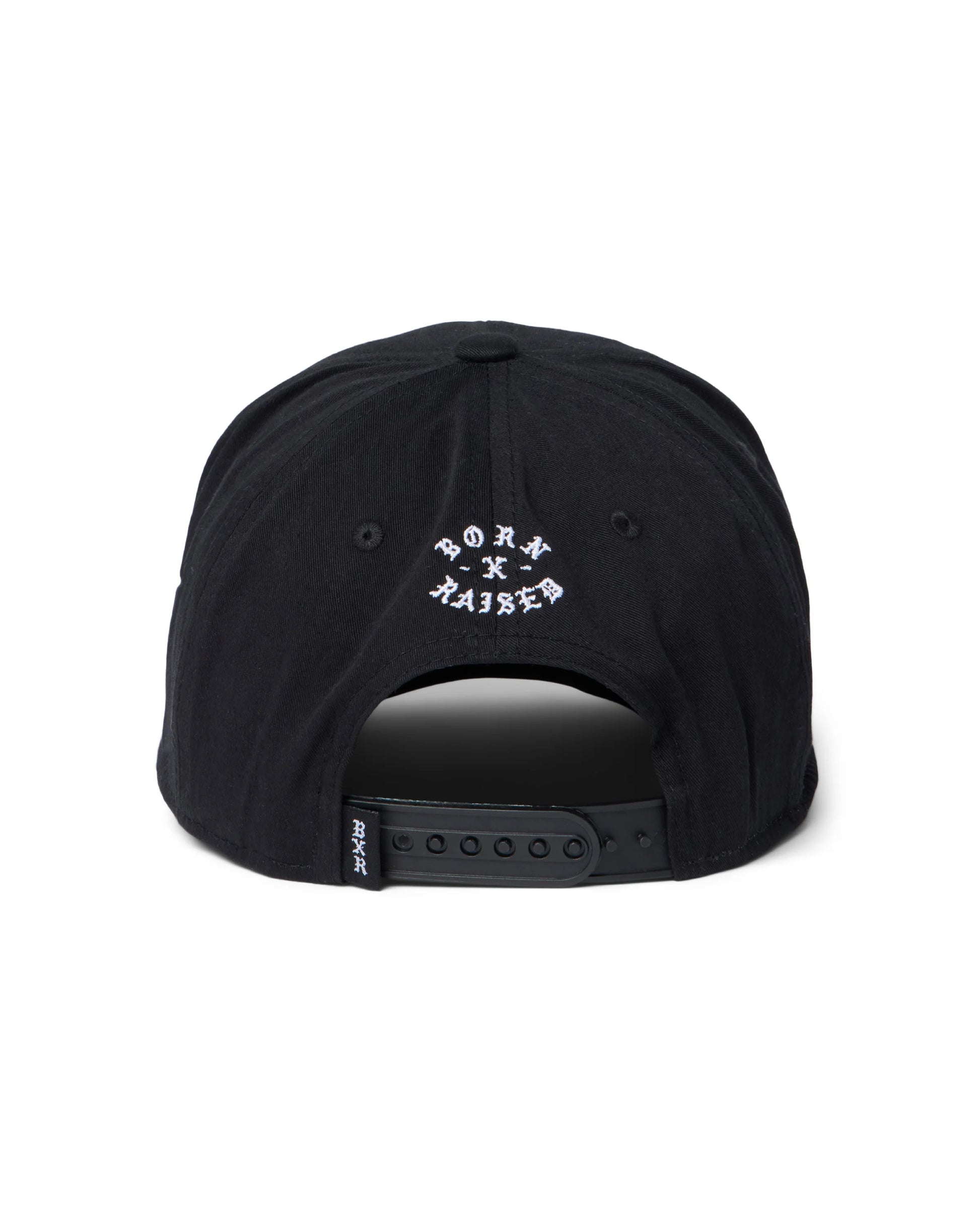Born X Raised Paranoia Crest Snapback - Black
