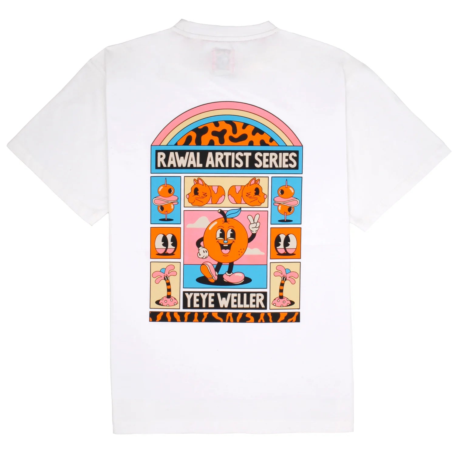 Laser Barcelona Rawal Artist Series Yeye Weller Tee - White