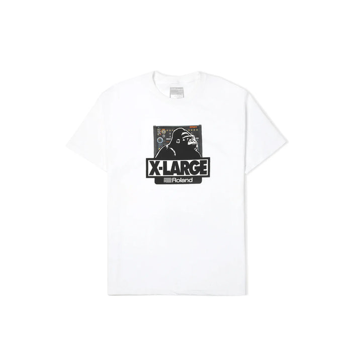 Men's XLARGE x Roland Lifestyle Men's T-Shirt -White