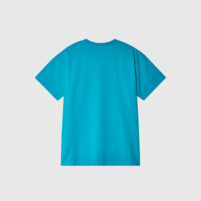 Sky High Farm Workwear Unisex Construction Logo T-Shirt - Teal