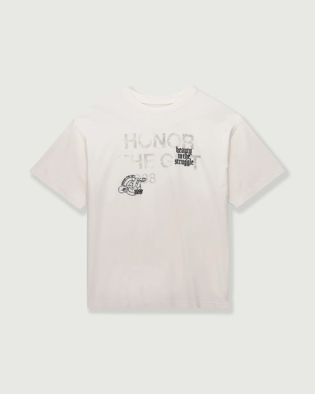 Men's Honor The Gift Beauty in The Struggle SS Tee - White