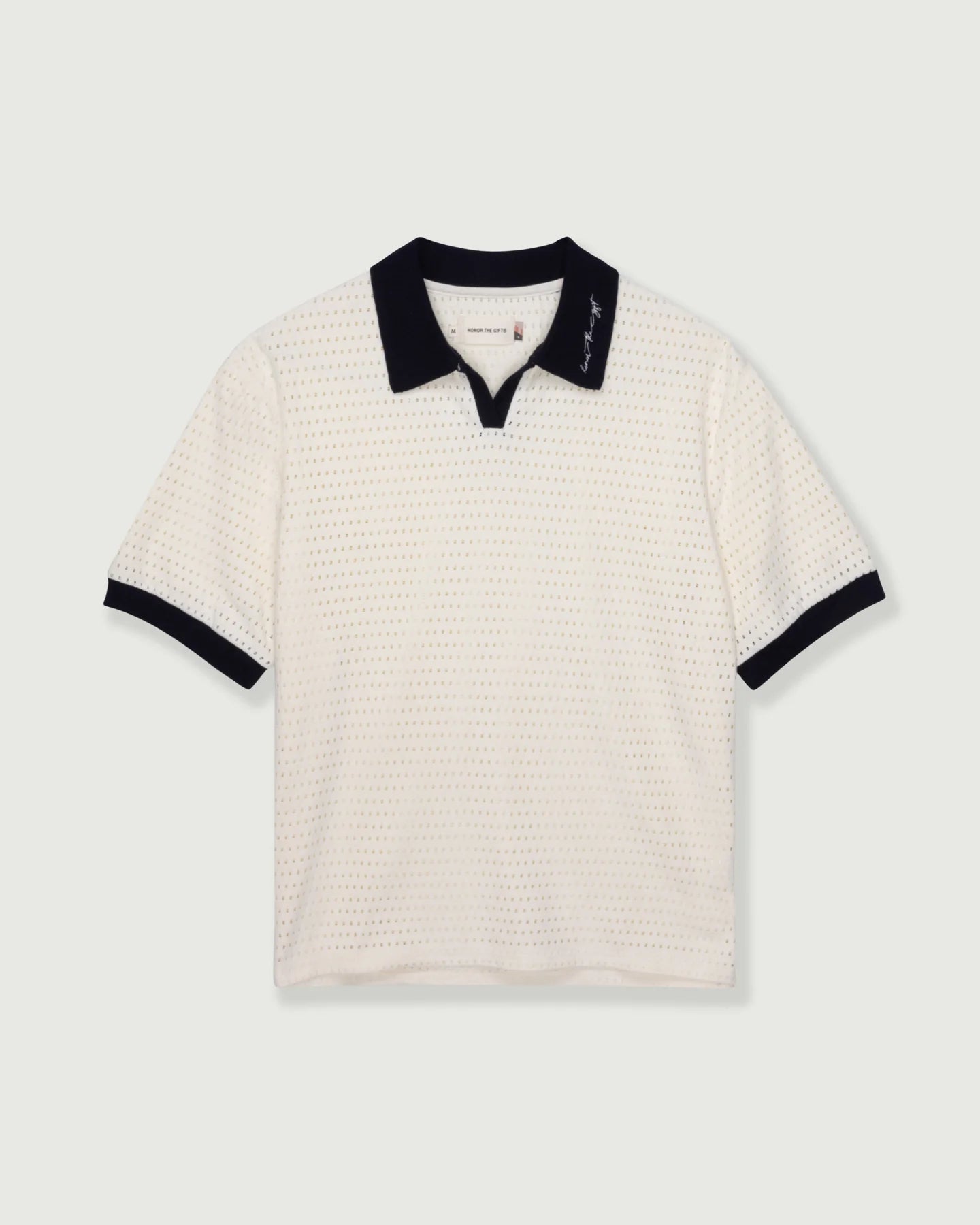 Men's Honor The Gift Pique Colorblock Polo - Bone