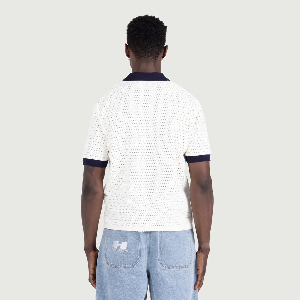 Men's Honor The Gift Pique Colorblock Polo - Bone