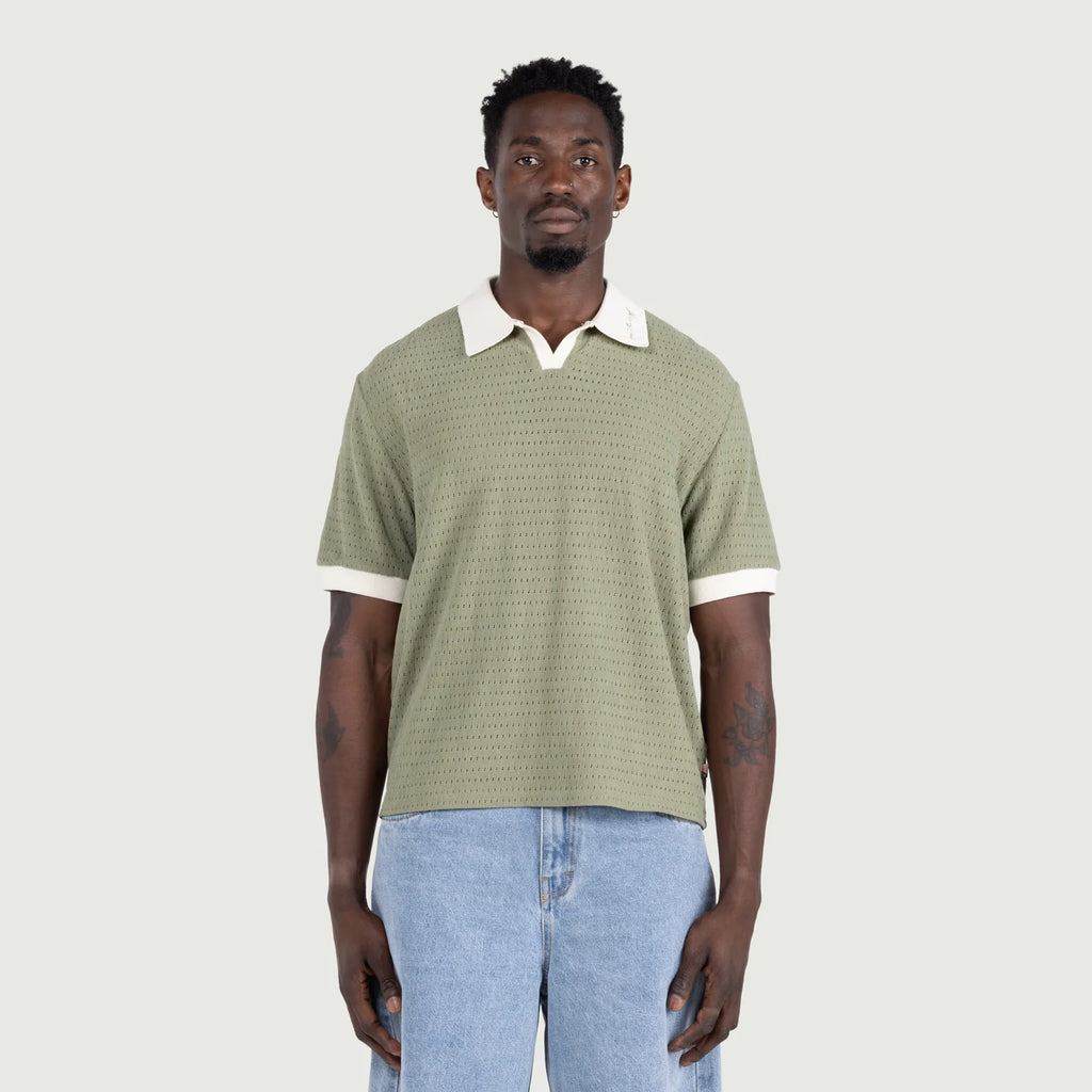 Men's Honor The Gift Pique Colorblock Polo - Sage