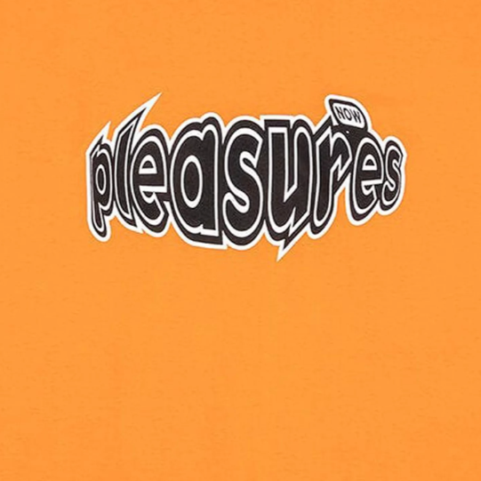 Pleasures Strain Logo L/S Tee - Orange