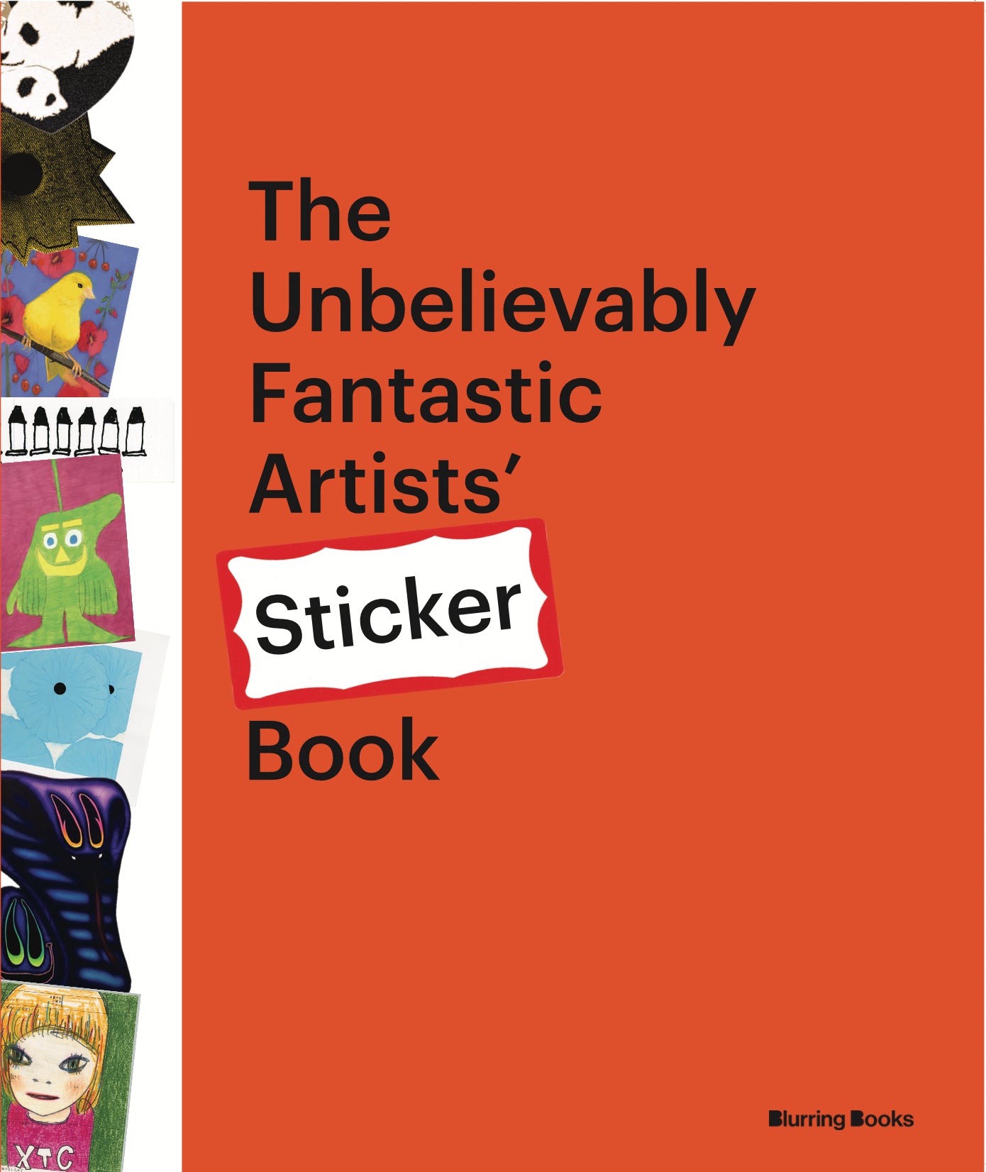 THE UNBELIEVABLY FANTASTIC ARTISTS' STICKERS BOOK *Signed Copy* - Db Burkeman