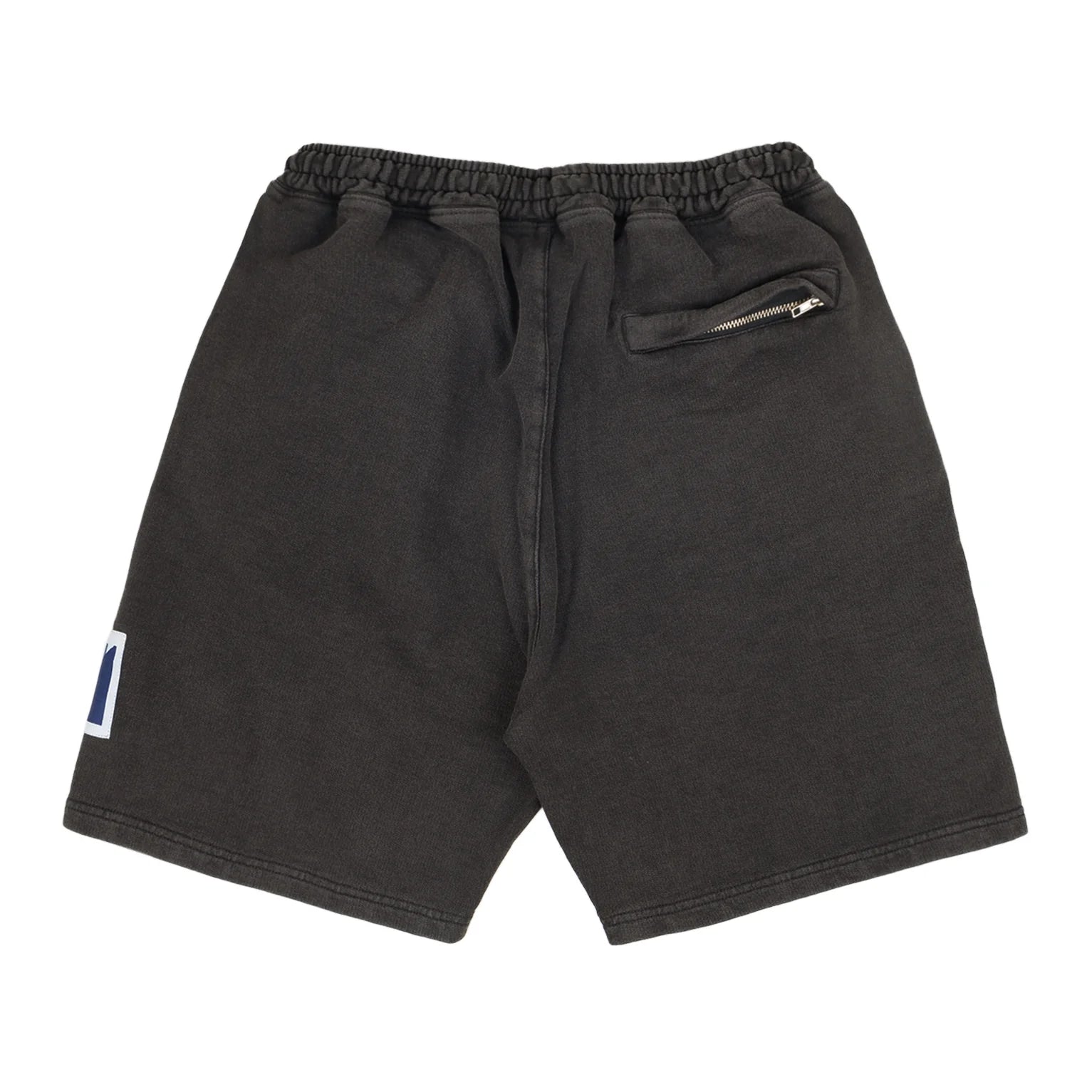 Laser Borne Fleece Shorts - Faded Black