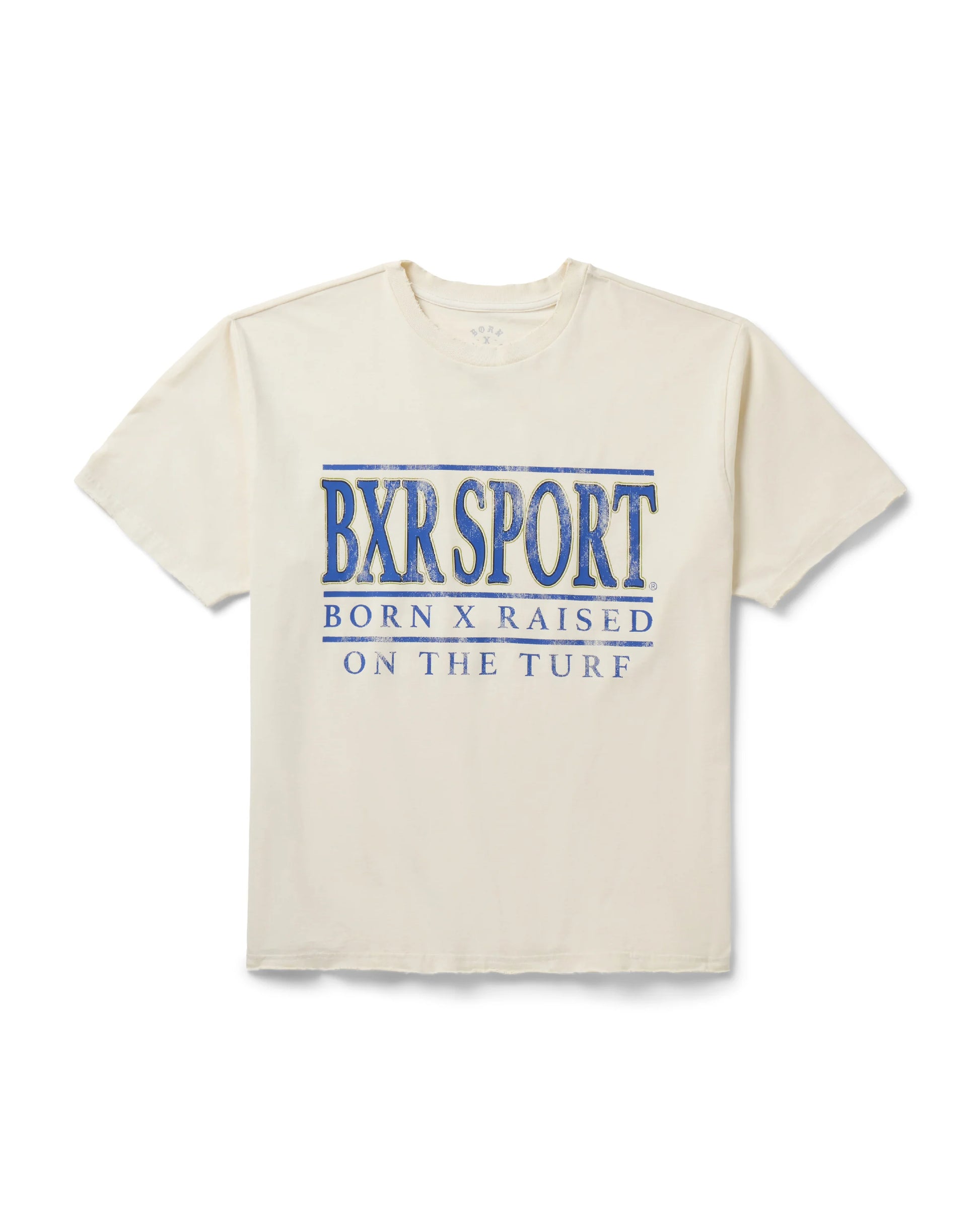 Born X Raised University Tee - Cream