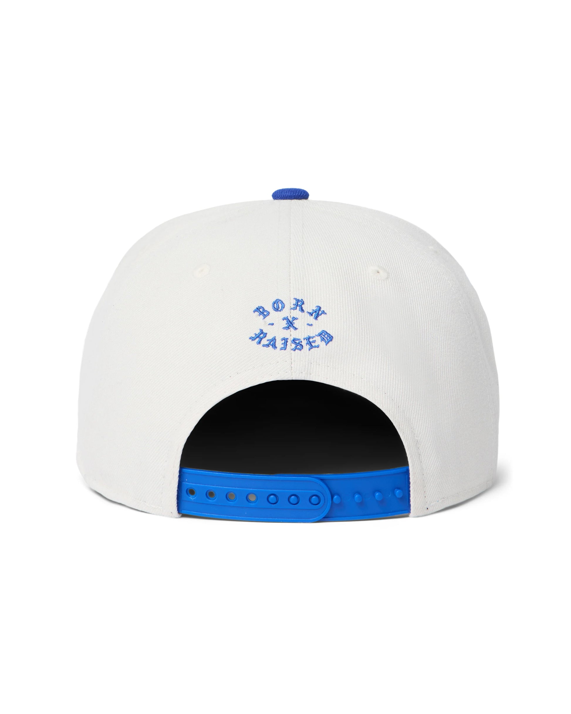 Born X Raised University Snapback - Cream/Blue