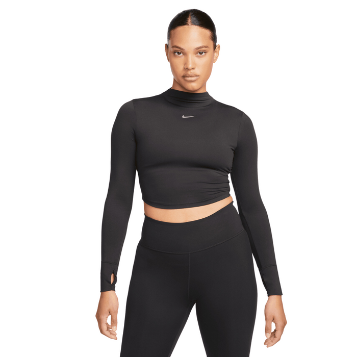 Women's Nike Dri-Fit One Luxe Long-Sleeve - Black/Reflective Silver