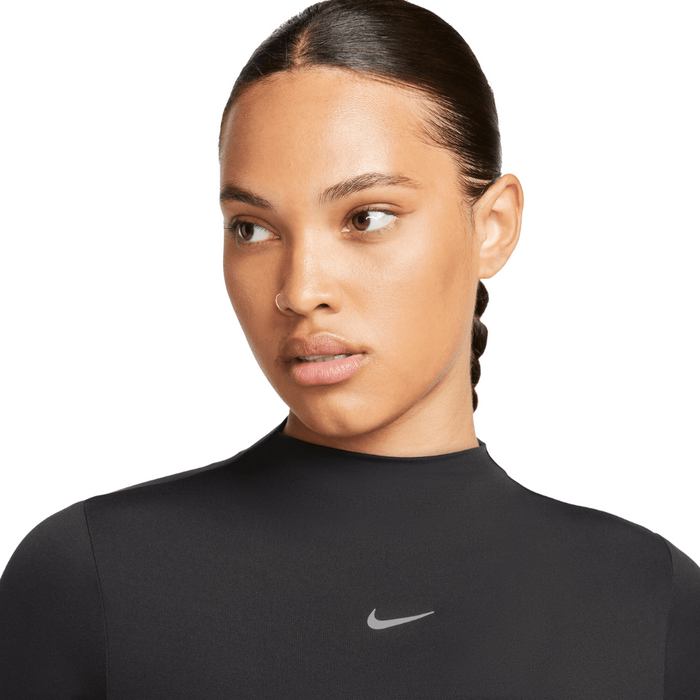 Women's Nike Dri-Fit One Luxe Long-Sleeve - Black/Reflective Silver