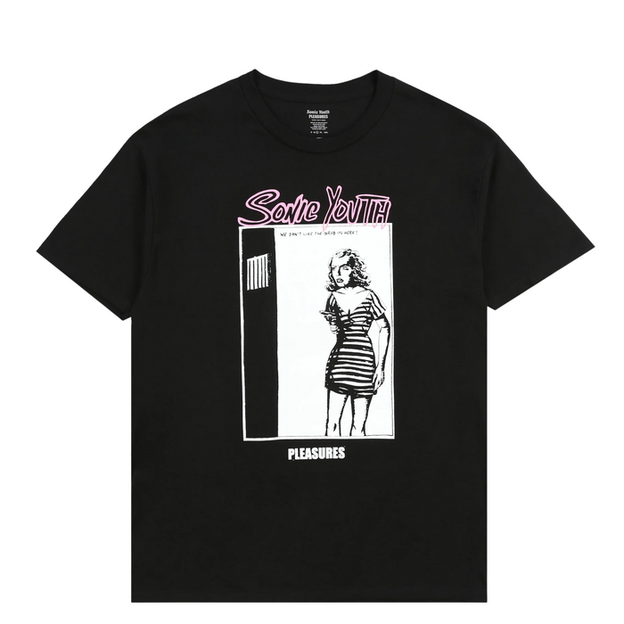 Pleasures x Sonic Youth Grub T-Shirt - Black