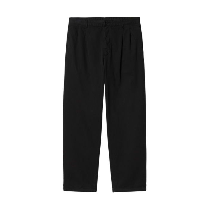 Men's Carhartt WIP Salford Pant Rinsed - Black Garment Dyed