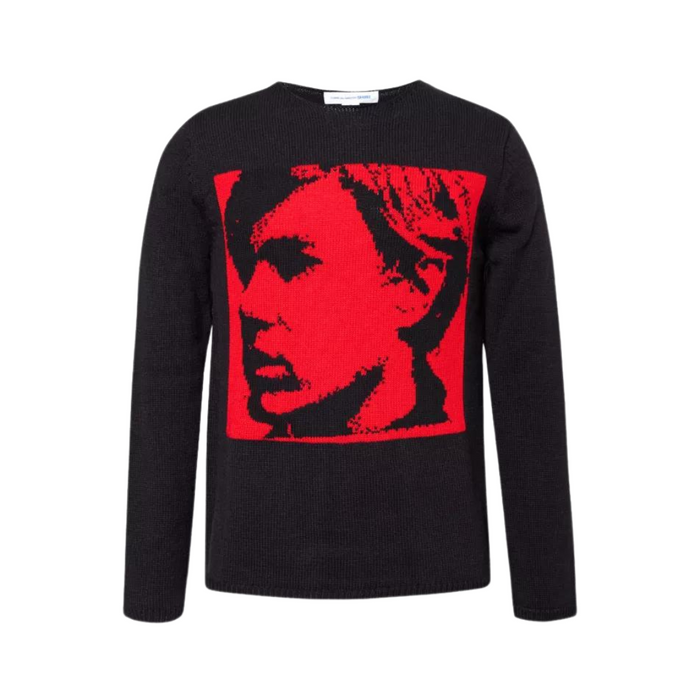 COMME des GARÇONS Shirt 'Andy Warhol' Print Sweater - Red