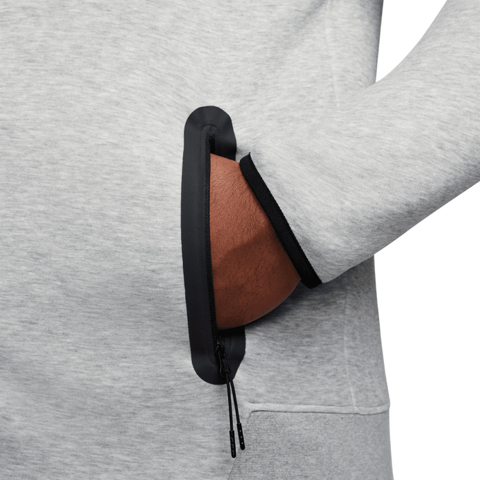 Men's Nike Sportswear Tech Fleece Windrunner - DK Heather Grey/Black