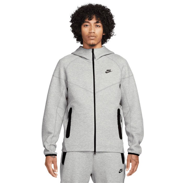 Men's Nike Sportswear Tech Fleece Windrunner - DK Heather Grey/Black