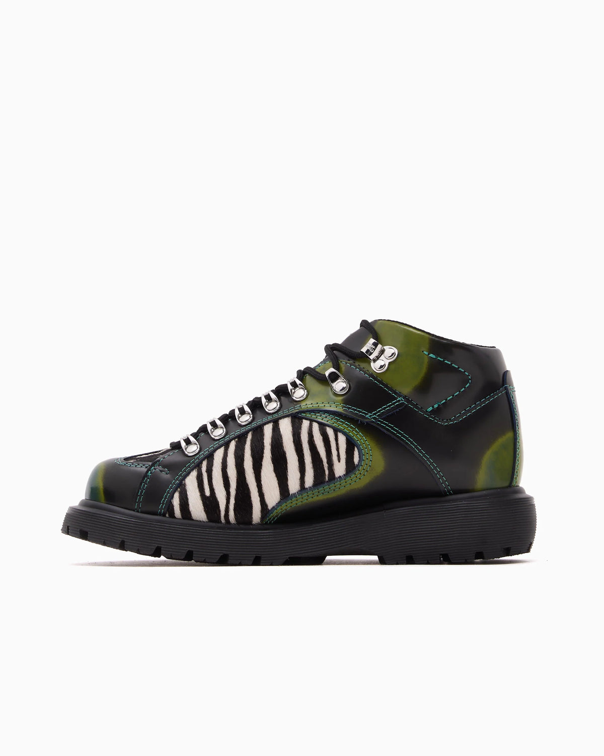 Brain Dead x Dr. Martens WayBorne Boot - Arcadia Leather Zebra