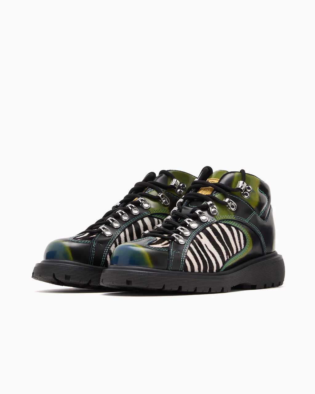 Brain Dead x Dr. Martens WayBorne Boot - Arcadia Leather Zebra