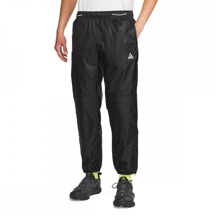 Men's Nike ACG "Cinder Cone" Windshell Pants - Black/Lime Blast/Summit White