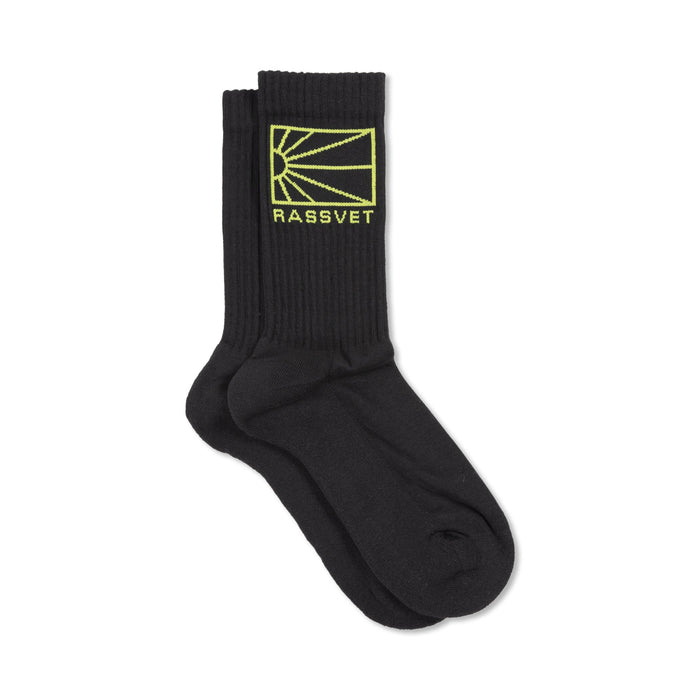 RASSVET Logo Knit Socks - Black