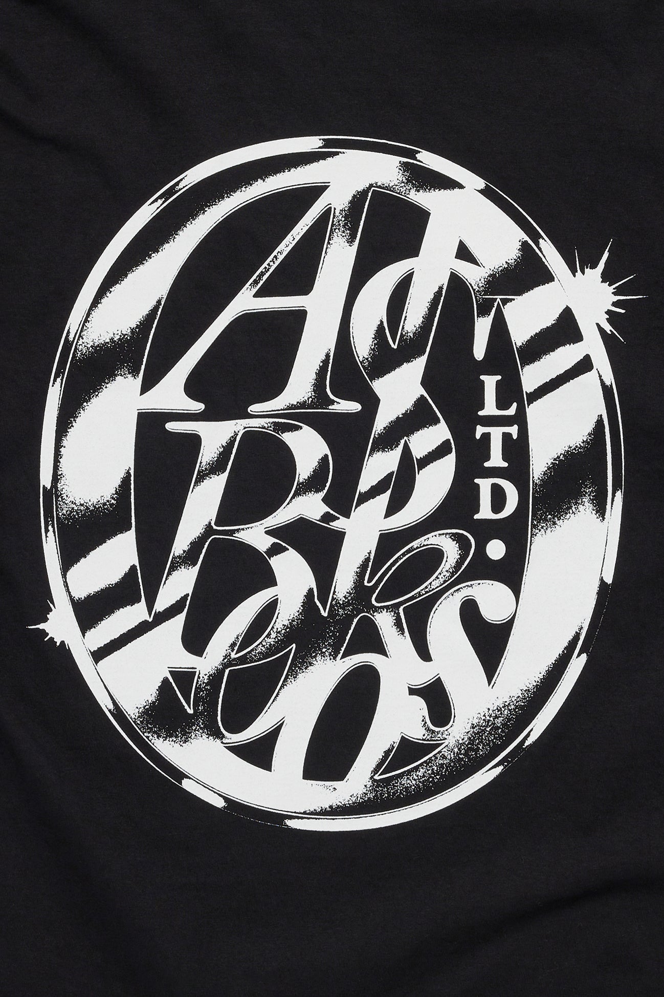 Actual Source Chrome Publisher's Mark Tee - Black – ficegallery