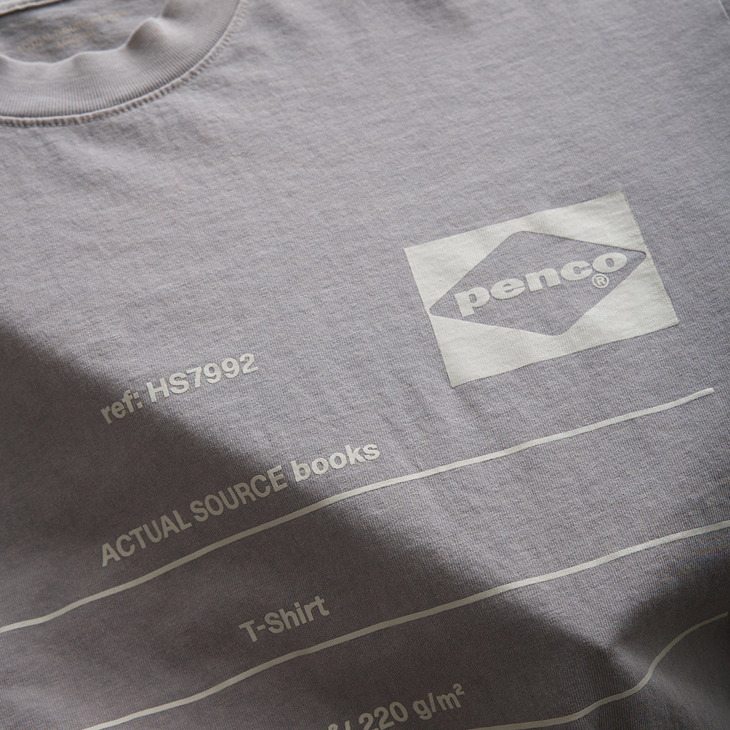 HS7992 Tee Short Sleeve Actual Source + Penco - Grey