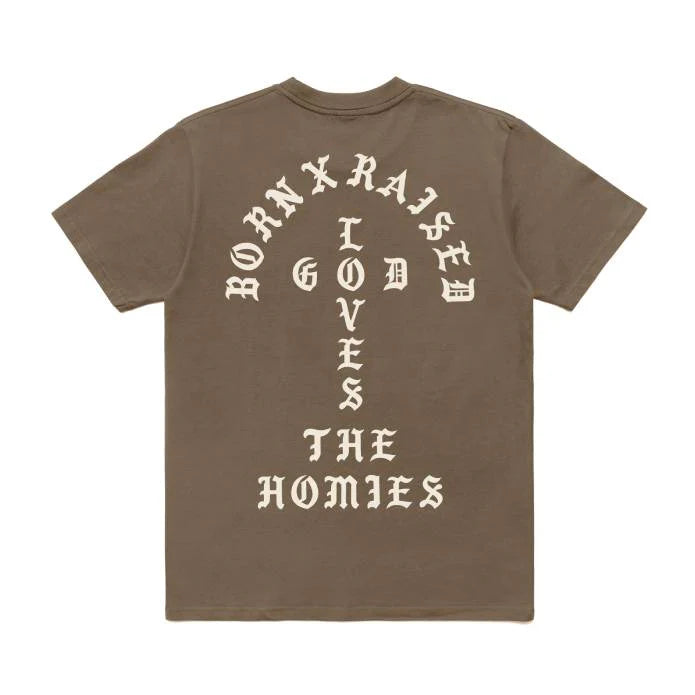 Born X Raised Unconditional Love Tee - Walnut