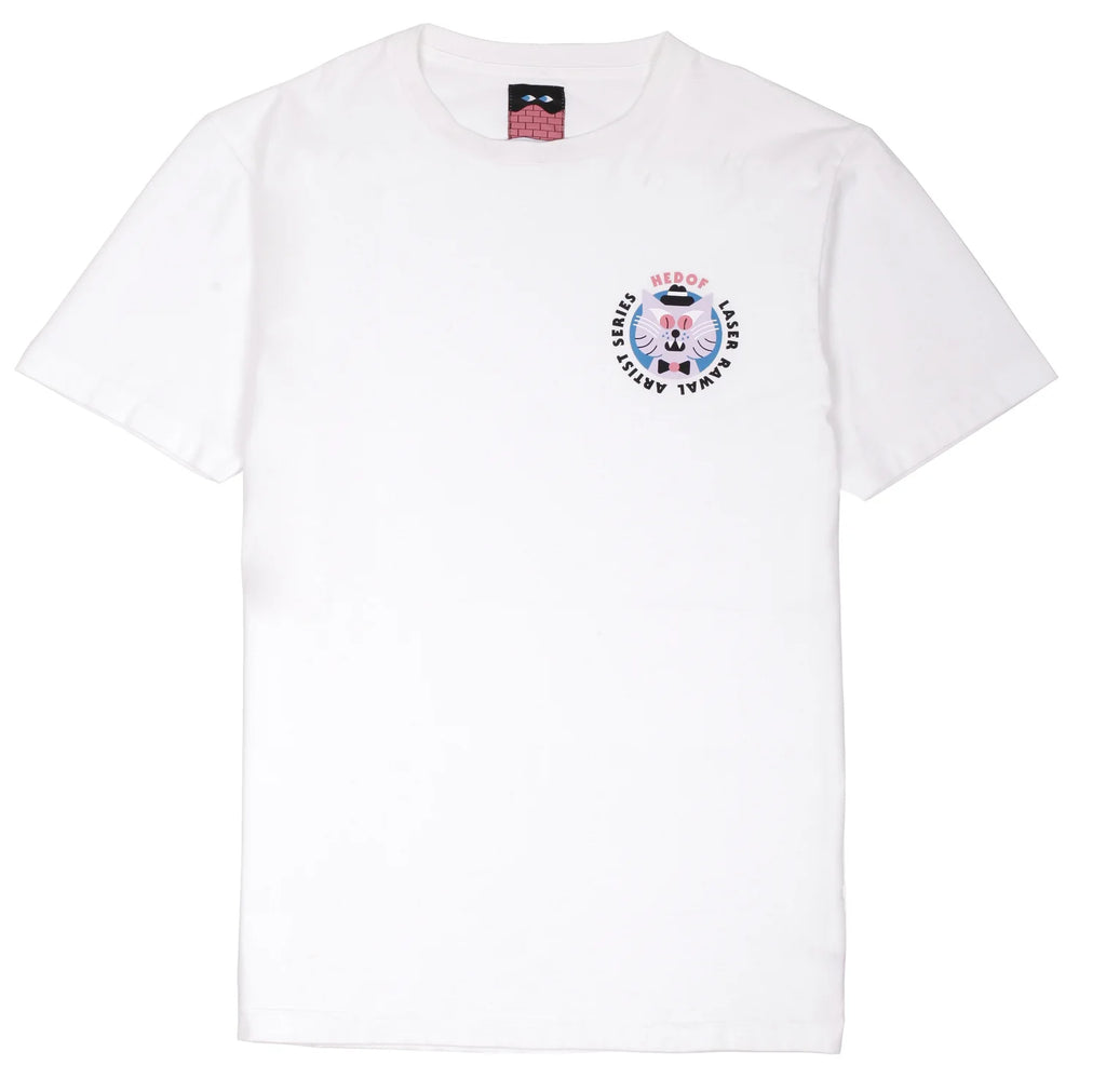 Laser Barcelona Rawal Artist Series X Hedof T-Shirt - White
