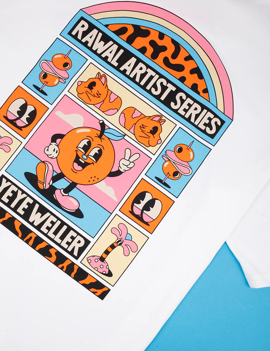 Laser Barcelona Rawal Artist Series Yeye Weller Tee - White