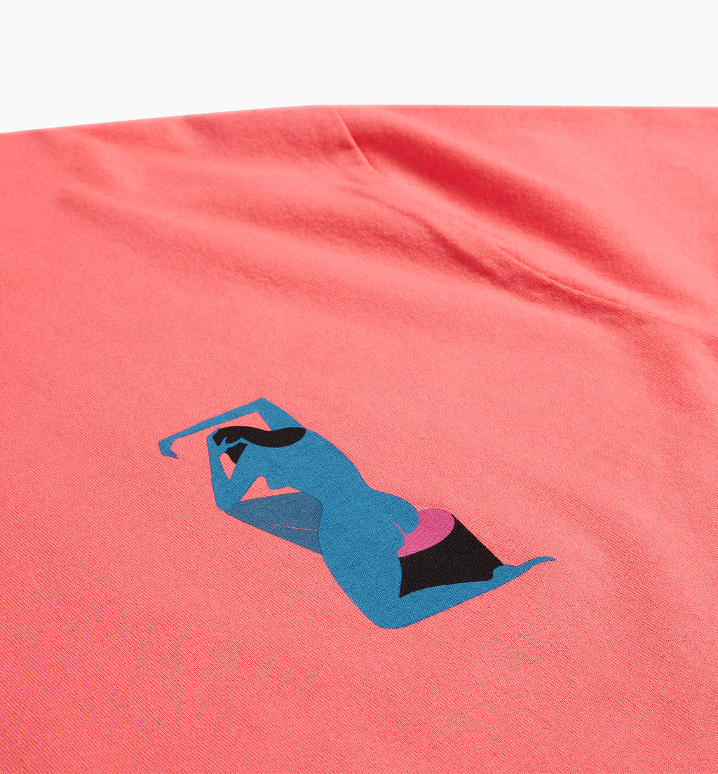 Parra Emotional Neglect T-Shirt - Faded Coral