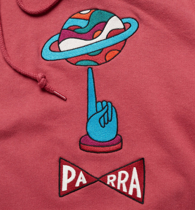 Parra World Balance Hooded Sweatshirt - Coral
