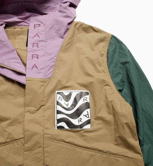 Parra Distorted Logo Jacket - Sand