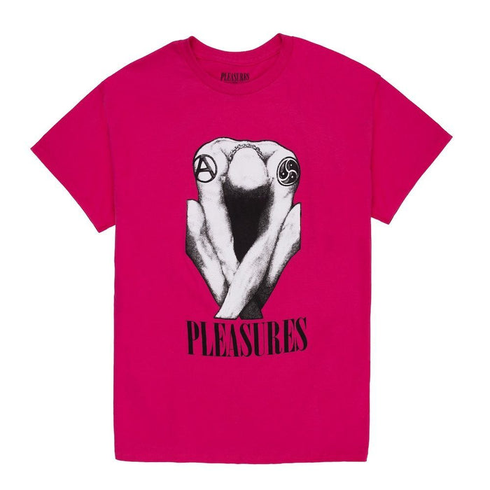 Pleasures Bended T-Shirt - Hot Pink