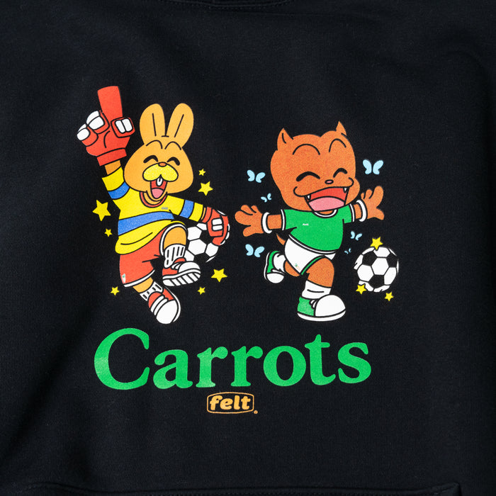 Felt X Carrots Mascot Hoodie - Black