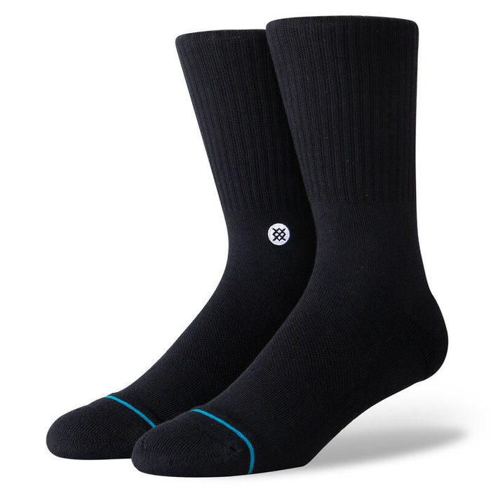 Men's Stance Icon Crew Socks - Black