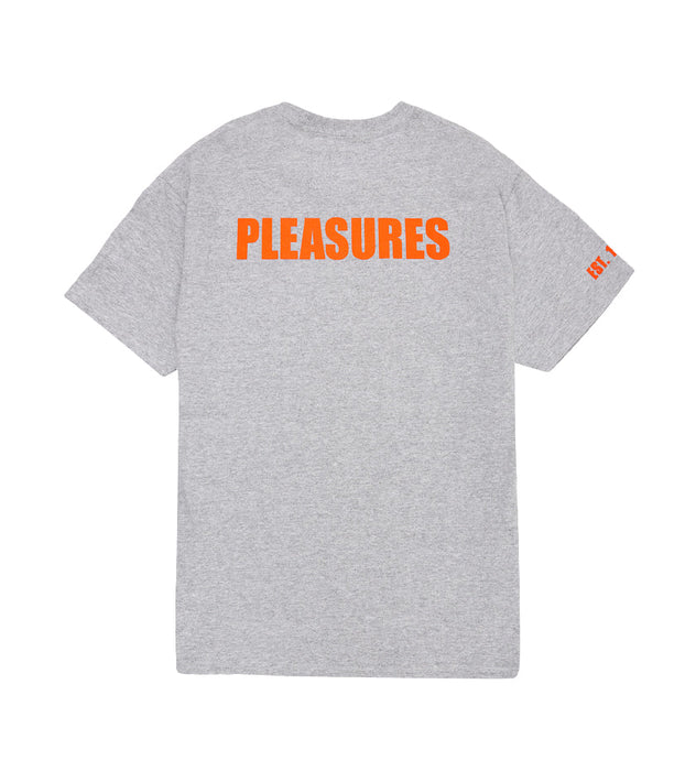 Pleasures Art News T-Shirt - Heather Grey