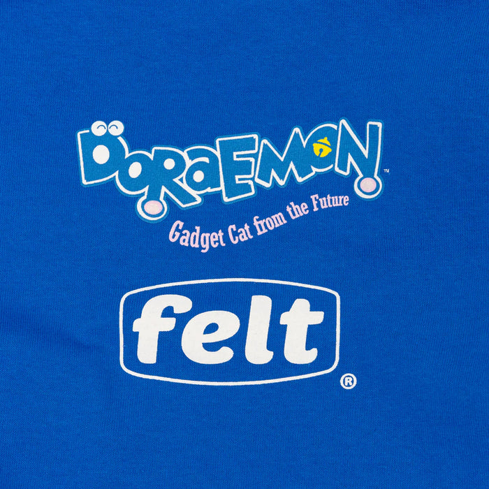 FELT x Doraemon Work Logo Tee - Royal Blue