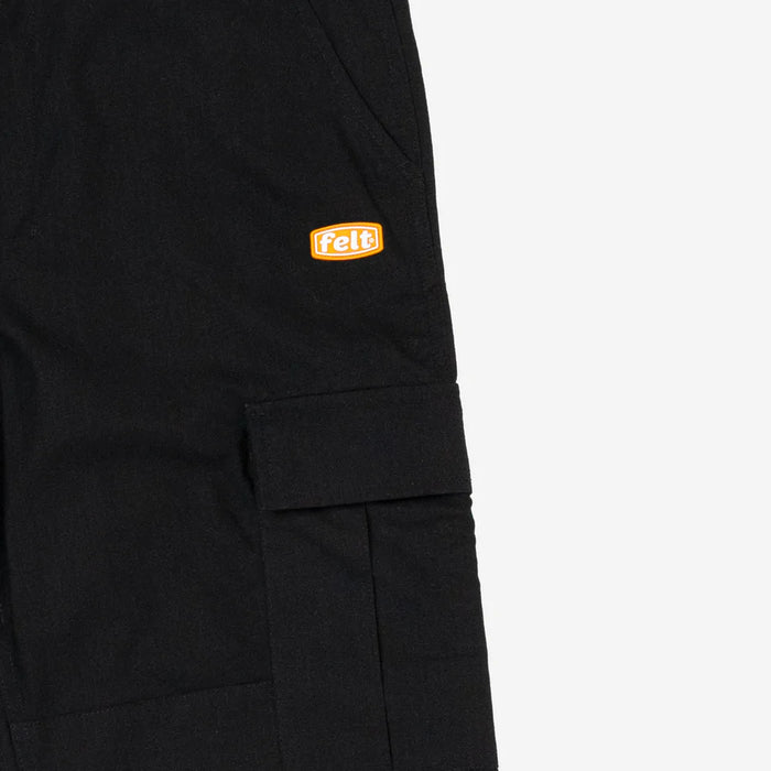 Felt Field Cargo Pants - Black