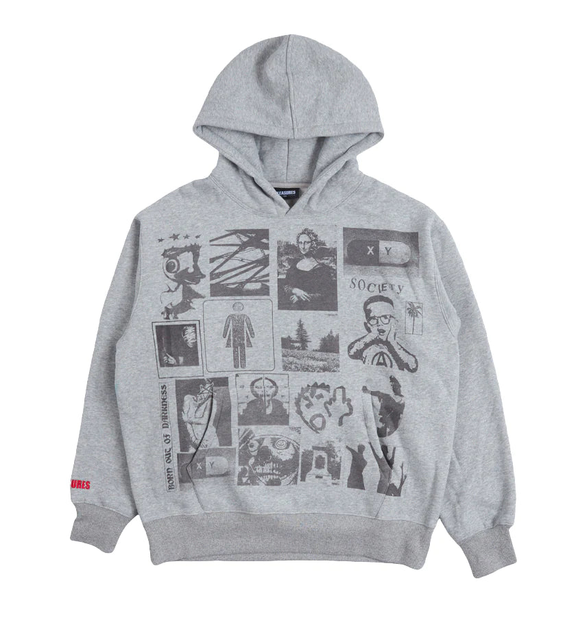 Pleasures Choices Hoodie Heather Grey